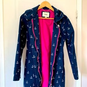 Women’s Anchor-Pattern Hatley Raincoat